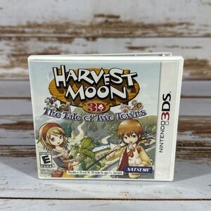 Harvest Moon 3D A New Beginning Nintendo 3DS Case & Manual Only No Game Used